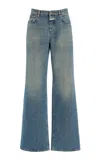Closed Gillan Rigid Mid-rise Flared Jeans In Light Wash