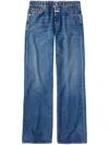 Shop Closed Gillan Wide-leg Jeans In Blau