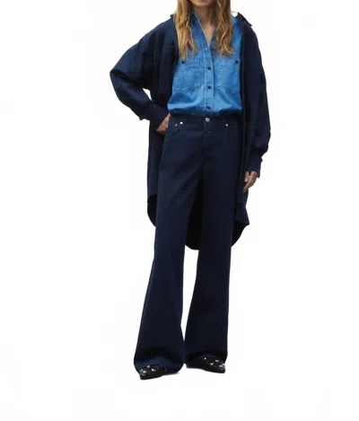 Closed Gillan Wide Leg Jeans In Dark Blue