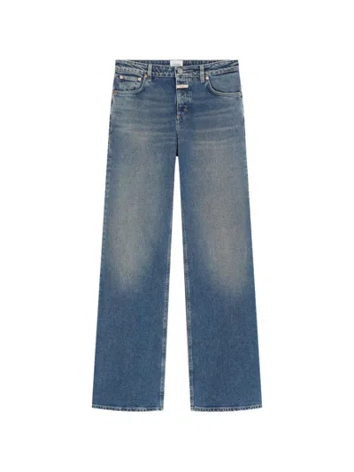 Closed Gillan Wide-leg Jeans In Blue