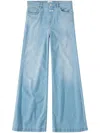 Closed Glow-up High-rise Wide-leg Jeans In Blue