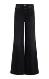 Closed Glow-up Stretch High-rise Flared Jeans In Grey