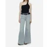Closed Glow-up Wide Leg Jean In Light Grey In Grey