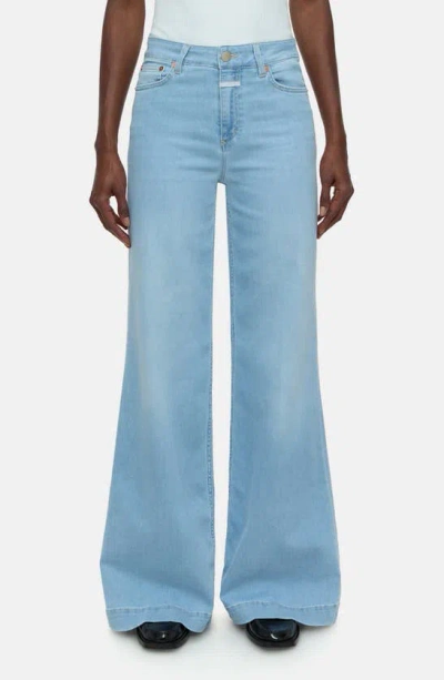 Closed Glow Up Wide Leg Jeans In Light Blue