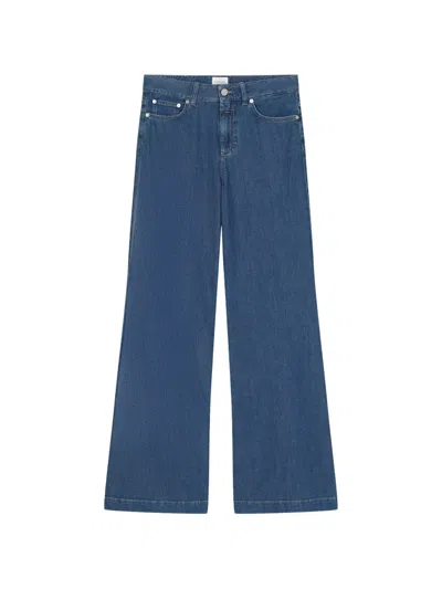 Closed Glow Up Wide-leg Jeans In Blue
