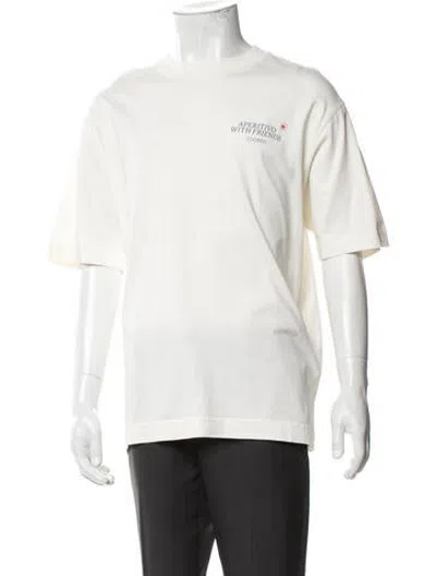 Pre-owned Closed Graphic Print Crew Neck T-shirt In Neutrals