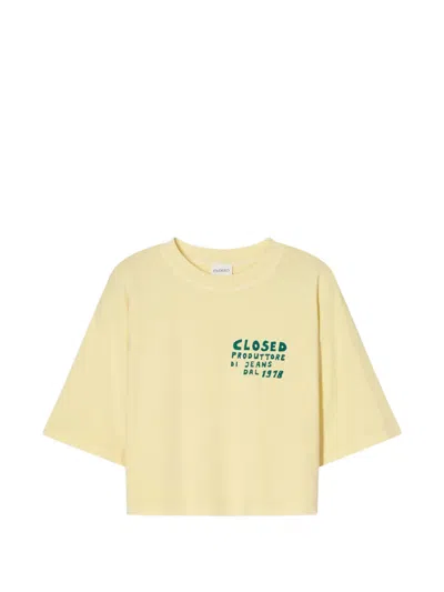 Closed Graphic T-shirt In Yellow