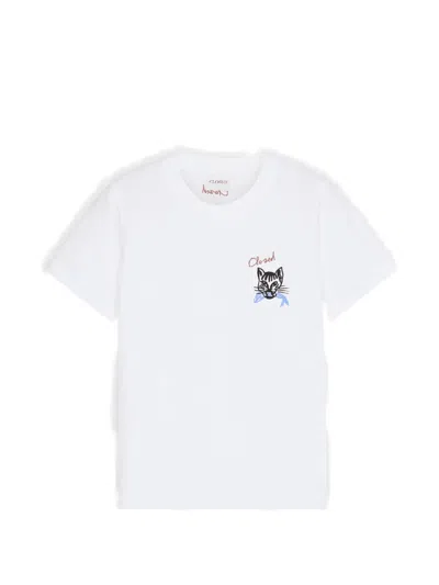 Closed Graphic-print T-shirt In White
