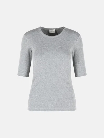 Closed Gray Stretch Cotton T-shirt