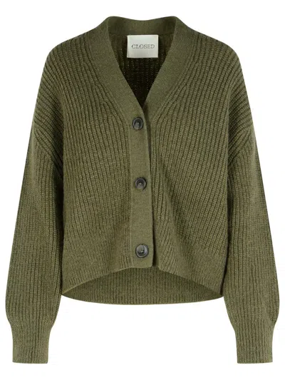 Closed Green Alpaca Blend Cardigan
