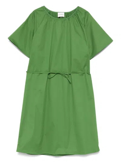 Closed Green Cotton Blend Dresses
