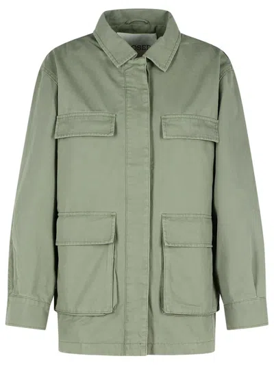 CLOSED CLOSED GREEN COTTON JACKET