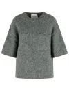 Closed Grey Alpaca Blend Sweater In Gray
