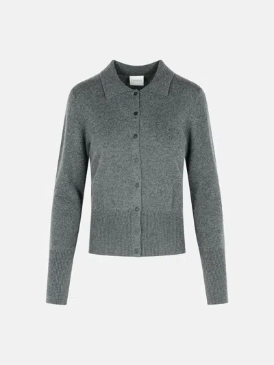 Closed Grey Cashmere Cardigan In Gray
