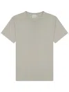 Closed Grey Solid Crew Neck T-shirt In Gray