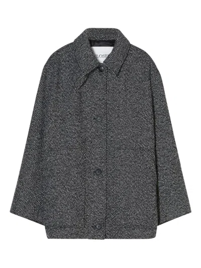 CLOSED GREY WOOL COAT