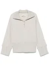 Closed Zip-up Sweatshirt In 277 Sabbia Beige