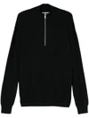 CLOSED HALF-ZIP SWEATER