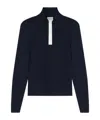 Closed Halfzip Longsleeve Sweater In Blue