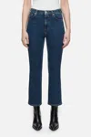 Closed Hi-sun High Waist Ankle Flare Jeans In Blue