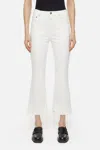 Closed Hi-sun Flare Jeans In Ivory In White
