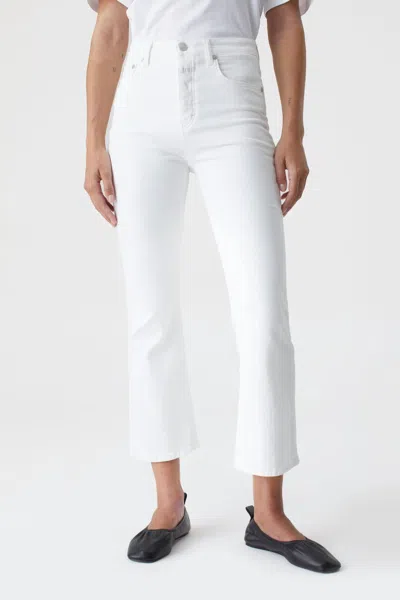 Closed Hi-sun Kick-flare Jeans In White