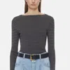 CLOSED HIGH NECK LONG SLEEVE TOP