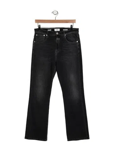 Pre-owned Closed High-rise Flared Jeans In Black