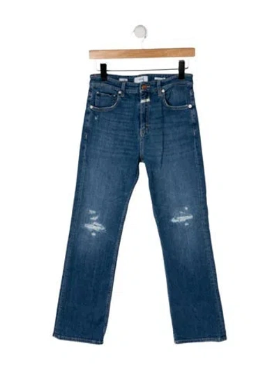 Pre-owned Closed High-rise Flared Jeans In Blue