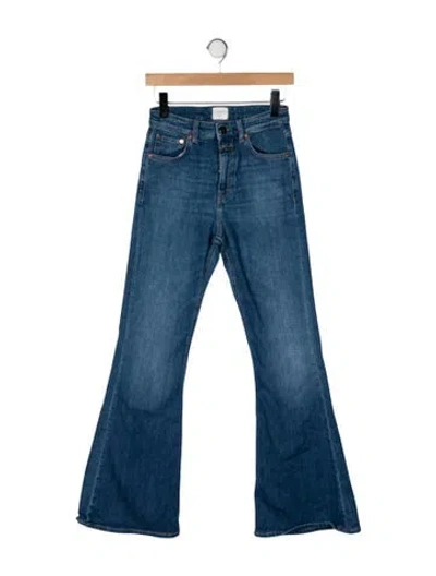 Pre-owned Closed High-rise Flared Jeans In Blue