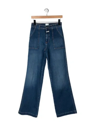 Pre-owned Closed High-rise Flared Jeans In Blue