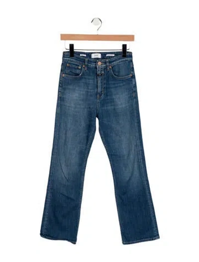 Pre-owned Closed High-rise Flared Jeans In Blue