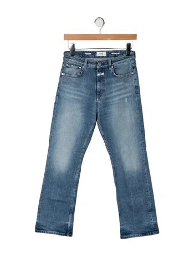 Pre-owned Closed High-rise Flared Jeans In Blue