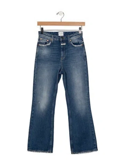 Pre-owned Closed High-rise Flared Jeans In Blue