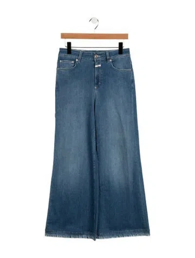 Pre-owned Closed High-rise Flared Jeans In Blue