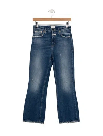 Pre-owned Closed High-rise Flared Jeans In Blue