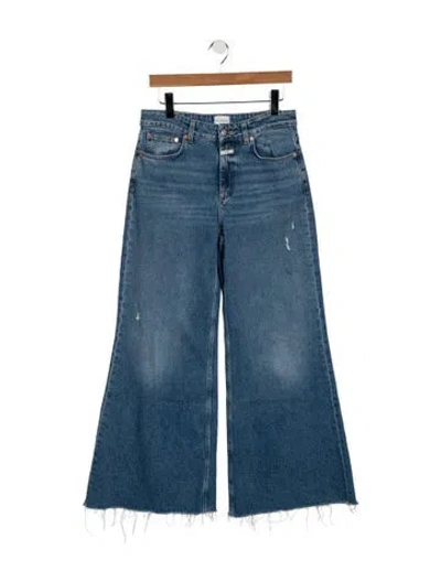 Pre-owned Closed High-rise Flared Jeans In Blue