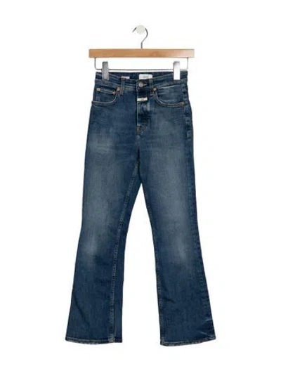 Pre-owned Closed High-rise Flared Jeans In Blue
