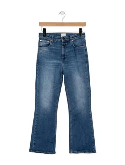 Pre-owned Closed High-rise Flared Jeans In Blue