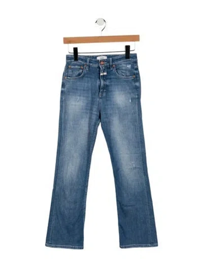Pre-owned Closed High-rise Flared Jeans In Blue