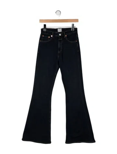 Pre-owned Closed High-rise Flared Jeans In Gray