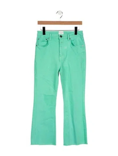 Pre-owned Closed High-rise Flared Jeans In Green