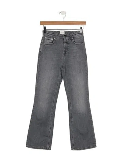 Pre-owned Closed High-rise Flared Jeans In Grey