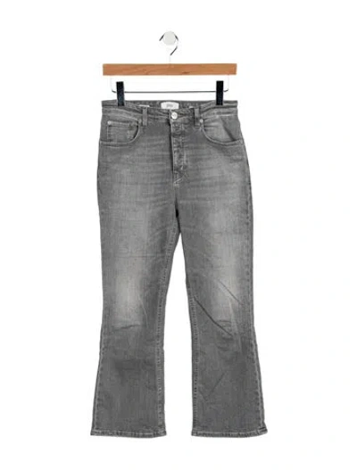 Pre-owned Closed High-rise Flared Jeans In Grey
