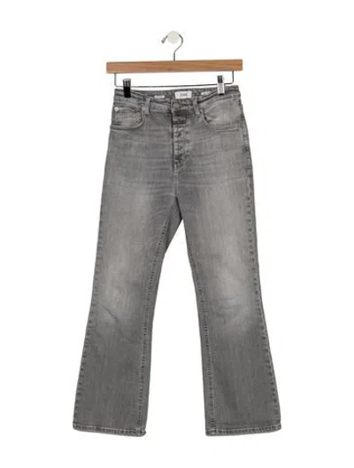Pre-owned Closed High-rise Flared Jeans In Grey