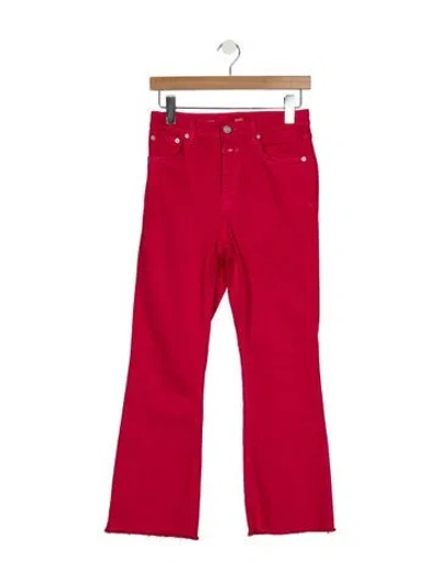 Pre-owned Closed High-rise Flared Jeans In Pink