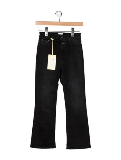 Pre-owned Closed High-rise Flared Jeans W/ Tags In Black