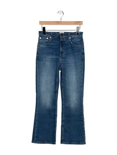 Pre-owned Closed High-rise Flared Jeans W/ Tags In Blue