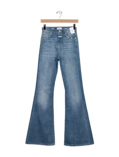Pre-owned Closed High-rise Flared Jeans W/ Tags In Blue