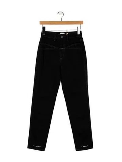 Pre-owned Closed High-rise Skinny Leg Jeans In Black